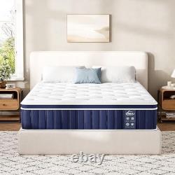 Single Mattress Memory Foam Pocket Spring Medium Firm Mattress 90x190x27cm
