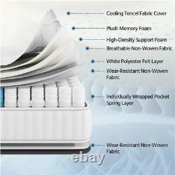 Single Mattress Memory Foam Single Mattress Pocket Sprung Orthopaedic Mattress