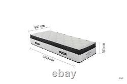 Single Mattress Memory Foam SleepSoul Serenity 90cm 3FT Pocket Sprung