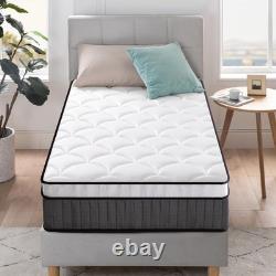 Single Mattress Pocket Spring & Memory Foam Mattress 90x190cm/3x6.2ft Heig