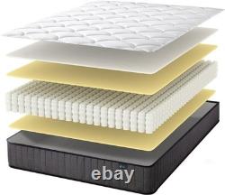 Single Mattress Pocket Spring & Memory Foam Mattress 90x190cm/3x6.2ft Heig
