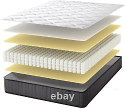Single Mattress Pocket Spring & Memory Foam Mattress 90x190cm/3x6.2ft Heig