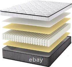 Single Mattress Pocket Spring & Memory Foam Mattress 90x190cm/3x6.2ft Heig