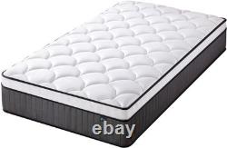 Single Mattress Pocket Spring & Memory Foam Mattress 90x190cm/3x6.2ft Heig