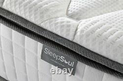 SleepSoul Bliss 800 Pocket Memory Pillow Top Mattress ALL SIZES