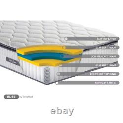 SleepSoul Bliss 800 Pocket Spring and Memory Foam Pillowtop Mattress