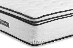 SleepSoul Space 2000 Pocket Memory Pillow Top Mattress ALL SIZES