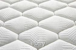 Sleep Soul Bliss Single 90cm 3FT Mattress Pillow Top Memory Foam Pocket Sprung