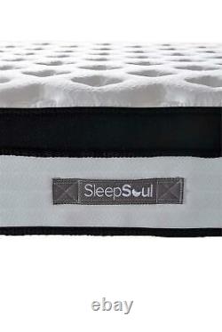 Sleep Soul Cloud Super King 180cm 6FT Mattress Pillow Top Memory Foam Pocket