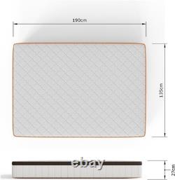 SleepyCastle Hybrid Mattress with Memory Foam & Pocket Springs(graded)