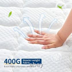 Slily 30cm Single Mattress 7-Zone Pocket Sprung Memory Foam Cooling Medium Firm