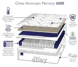 Slumberland Clima Airstream Memory 6000 Pocket Spring Mattress Double Medium