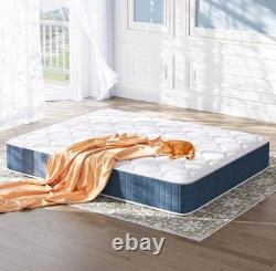 Small Double Breathable Memory Foam Mattress Pocket Sprung Hybrid