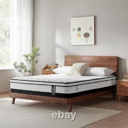 Small Double Mattress, 10.6 Inch Memory Foam Pocket Sprung Mattress, Supportive