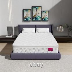 Small Double Mattress 4FT 10.2 Inch Memory Foam & Pocket Sprung 9-Zone Ortho