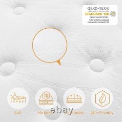 Small Double Mattress 4FT 10.6 Inch Gel Memory Foam Pocket Sprung Orthopedic