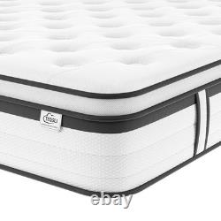 Small Double Mattress 4FT 10.6 Inch Gel Memory Foam Pocket Sprung Orthopedic