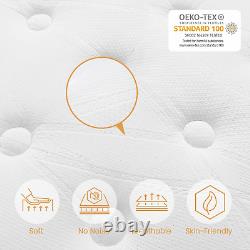 Small Double Mattress 4FT, 10.6 Inch Gel Memory Foam Pocket Sprung Orthopedic Ma
