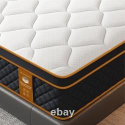Small Double Mattress 4FT, 10 Inch Gel Memory Foam Pocket Sprung Hybrid Mattress