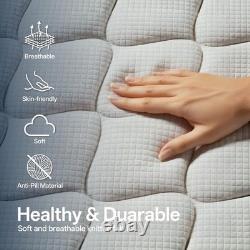 Small Double Mattress 4FT, 10 Inch Gel Memory Foam Pocket Sprung Hybrid Mattress