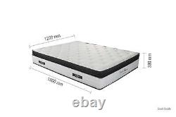 Small Double Mattress Memory Foam SleepSoul Serenity 120cm 4FT Pocket Sprung