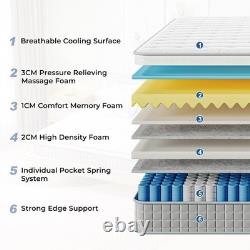 Small Single Mattress In A Box Memory Foam, Pocket Sprung, 100 Night Trial