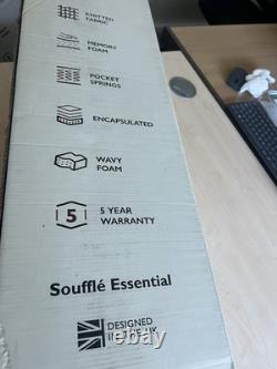 Souffle Essential Orthopaedic Memory Foam & Pocket Springs Single Mattress New