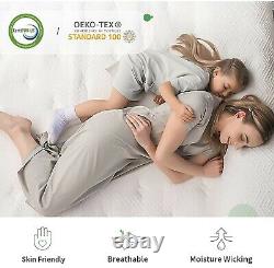 Spring Mattress 6FT Super King Mattress Innerspring Gel Memory Foam Hybrid