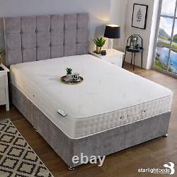 Starlight Beds 9''Deep Cashmere Memory Foam Pocket Spring Mattress for All Sizes