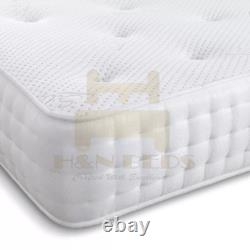 Super Orthopaedic 2000 Pocket Sprung Mattress Memory Foam 3ft, 4ft, 5ft, 6ft
