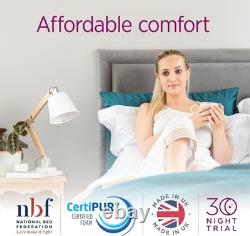 Superior Comfort Sleep Single Hybrid Mattress with Memory Foam & Pocket Coils