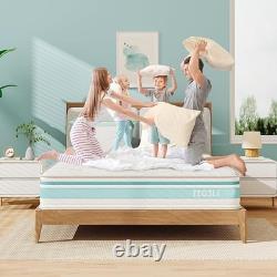 TeQsli Single Hybrid Mattres 3FT 7Zone Gel Memory Foam Pocket Sprung Medium Firm