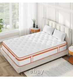 TeQsli Single Mattress 3FT, 10 Inch Gel Memory Foam 7 Zone Orthopedic9019025cm