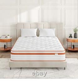 TeQsli Single Mattress 3FT, 10 Inch Gel Memory Foam 7 Zone Orthopedic9019025cm