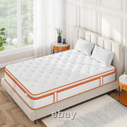 TeQsli Single Mattress 3FT, 10 Inch Gel Memory Foam 7 Zone Orthopedic Single cm