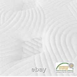 Teqsli 4FT6 Double Mattress, 27cm 9- Zone Gel Memory Foam Pocket Foam