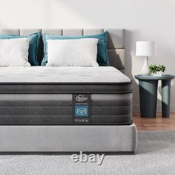 Teqsli Double Mattress 135x190x27cm Memory Foam Pocket Spring Hybrid Medium Firm