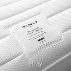 The Cotswold Company 1200 pocket sprung memory foam KS mattress RRP £599