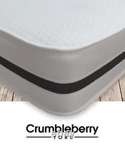 The Crumbleberry 9 Inch Deep Micro Pocket and Memory & Reflex Foan Mattress