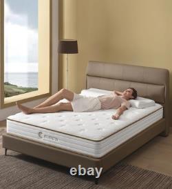 Thick Memory Foam Hybrid Mattress-20cm-Pocket Sprung Mattress, Medium Firm-Double