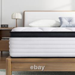 Twirest 25CM-LUXURY MEMORY FOAM MATTRESS WITH 7-ZONE POCKET SPRUNG 3FT 4FT6 5FT