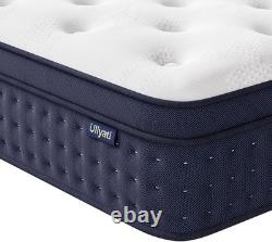 Uliyati Single Mattress 3FT, 10 Inch Gel Memory Foam Pocket Sprung Hybrid
