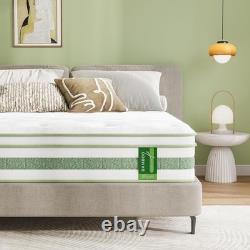 Uliyati Single Mattress 3FT 10 Inch Gel Memory Foam Pocket Sprung Medium Firm