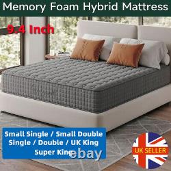 Upgraded Mattress Double King Orthopaedic Breathable Memory Foam Pocket Spring