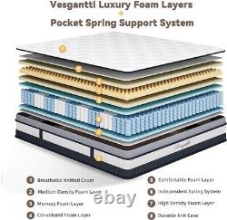 Vesgantti 4FT6 Double MattressPocket SprungMemory Foam