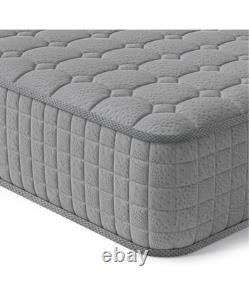 Vesgantti 4ft 10 Hybrid Mattress with Memory Foam & Pocket Springs, Medium Firm
