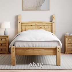 Vida Designs Corona Bed, Low Foot End & Gel Memory Foam Pocket Spring Mattress