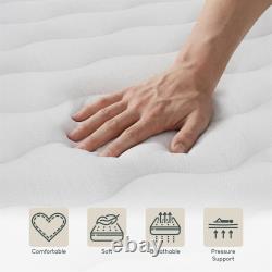 Vida Designs Milan Bed Framed Gel Memory Foam Pocket Spring Mattress Set