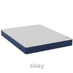 Vida Designs Vanita Fabric Bed Frame Ottoman Memory Foam Pocket Spring Mattress