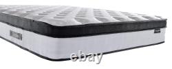 Visco Elastic Memory Foam Pocket Spring 800 Mattress. Vacuum Rolled Pillow Top